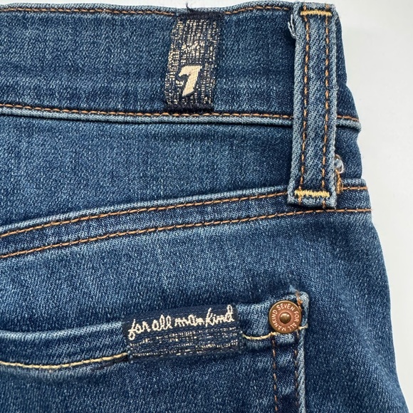 7 For All Mankind / Dark Blue Denim Jeans - Picture 5 of 9